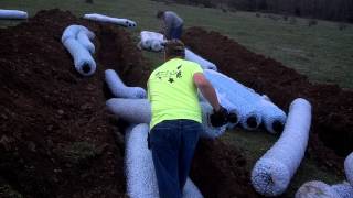 How to install EZ Flow pipe for septic [upl. by Sunderland]