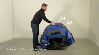 Trail 2Man PopUp Tent Instructional Video [upl. by Kcirednek951]