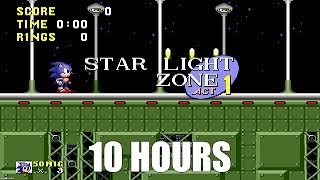 Sonic  Star Light Zone Extended 10 Hours [upl. by Aytnahs]