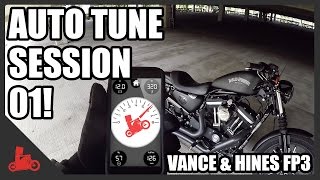 Auto Tune Session 01  Vance amp Hines Fuelpak FP3  Harley Iron 883 [upl. by Ruvolo]