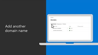 How to add another domain name in Microsoft 365 Business Premium [upl. by Dayiz]