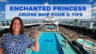 Enchanted Princess Cruise Ship Tour [upl. by Kurzawa]