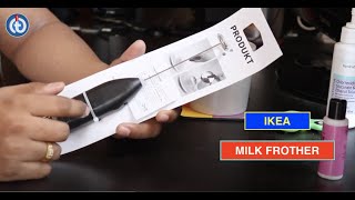 IKEA MILK FROTHER Review amp Battery Installation [upl. by Yelyak]