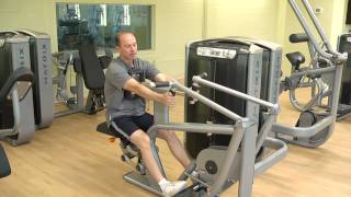 How to Use the Seated Row Machine at the Belhaven University Fitness Center [upl. by Drucy]