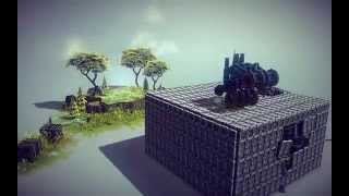 Besiege  An unnecessarily complicated vehicle for all 15 zones [upl. by Ierbua]