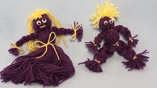 How to Make Yarn Dolls  Sophies World [upl. by Enitsirhk]