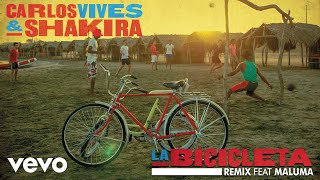 Carlos Vives Shakira  La Bicicleta RemixCover Audio ft Maluma [upl. by Eleni]