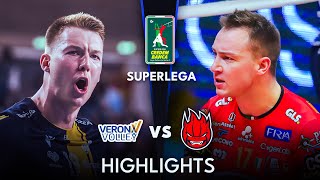 PERUGIA vs VERONA  Highlights  Italian Volleyball League 2024 [upl. by Adirahs]