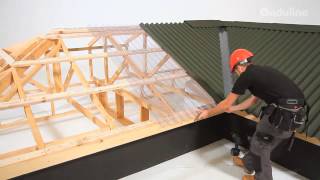 Made by me How to install Onduline roofing step by step [upl. by Hornstein]