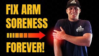 How To FIX ARM SORENESS In Baseball 3 WAYS [upl. by Fernas]