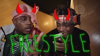 Ski Mask amp Juice WRLD  EVIL TWINS Freestyle [upl. by Euqinorev]