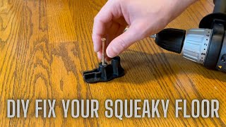 DIY Fix Squeaky Hardwood Floors [upl. by Cummins]