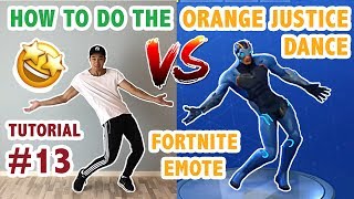 How To Do The Orange Justice Dance In Real Life Advanced amp Simple Version Dance Tutorial 13 [upl. by Anytsirk]