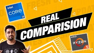 AMD Ryzen 5 5500u vs Intel i5 11th gen  Ryzen 5 5500U Vs Intel i51135G7 Full Comparison 🔥🔥🔥 [upl. by Amberly]