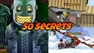 TOP 50 SECRETS in Hill Climb Racing 2 [upl. by Rex]