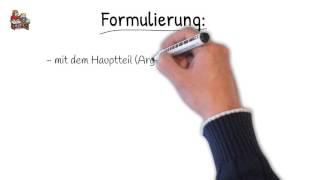 Eine Stellungnahme formulieren [upl. by Neenwahs605]