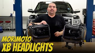 20142018 GMC Sierra Morimoto XB Headlights  Phastek Overview amp Installation [upl. by Araek]