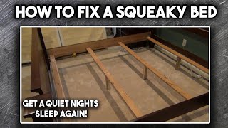 How to Fix a Squeaky Bed [upl. by Able]