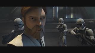 The Clone Wars  General Grevious Attacks Obi Wans Fleet [upl. by Hoehne]