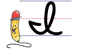 Pencil Petes Cursive Writing  Uppercase I [upl. by Cyna]