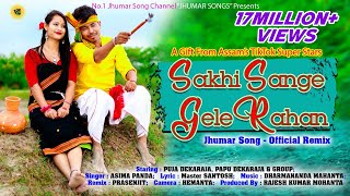 Sakhi Sange Gele Rahan Asima Panda New Kudmali Jhumar Song  TikTok Superstar Puja Deka amp Papu MDR [upl. by Yanttirb]