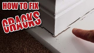 How to properly FILL CRACKS around Window Sills [upl. by Ainslie]