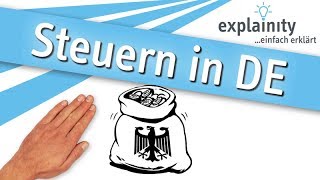 Steuern in Deutschland einfach erklärt explainity® Erklärvideo [upl. by Holcman54]