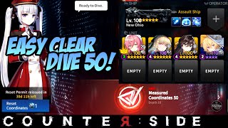 Easy Clear Dive 50   CounterSide [upl. by Ramiah]