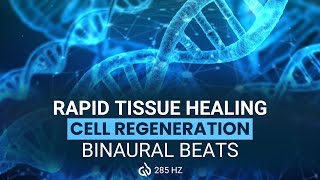 285 Hz Healing Frequency Rapidly Heals Tissue amp Regenerate Cells Binaural Beats [upl. by Boj]