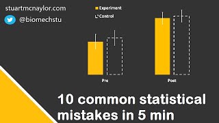 Ten Statistical Mistakes in 5 Min [upl. by Remas]