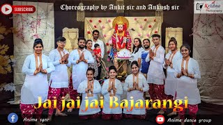 Jai jai jai Bajarangi  Dance video  Anima dance group [upl. by Elbring]