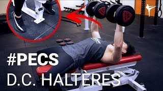 DÉVELOPPÉCOUCHÉ HALTÈRES  PECS  COMMENT FAIRE  💪🏽 [upl. by Ainavi]