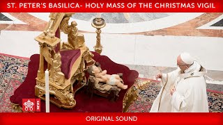 Pope FrancisHoly Mass of the Christmas Vigil 20191224 [upl. by Eical]