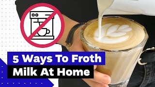 How To Froth Milk At Home Best Milk Frothers Review [upl. by Tnelc]