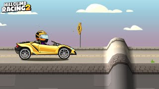 Cars VS Massive Speed Bump  Hill Climb Racing 2 [upl. by Volnay]