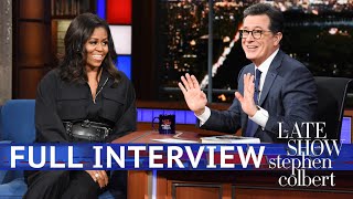 Full Interview Michelle Obama Talks To Stephen Colbert [upl. by Fae]