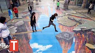 Genius Optical Illusions 3D Street Art [upl. by Zollie]