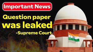 NEET UG 2024 Hearing SC Confirms Question Paper Leak [upl. by Adolph]