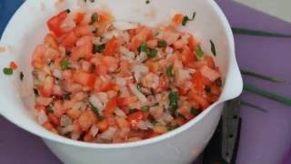 How to Make Lomi Lomi Salmon Traditional Hawaiian luau dish [upl. by Maillij]