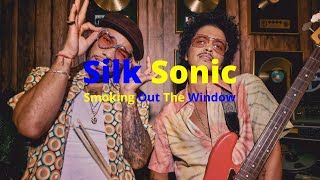 Silk Sonic  Smoking Out The Window Lyrics [upl. by Epolulot]