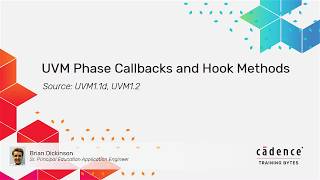 UVM Phase Callbacks and Hook Methods [upl. by Nanreik]