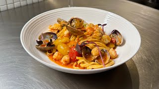 Prawn Chorizo Mussel Pasta [upl. by Flavio]