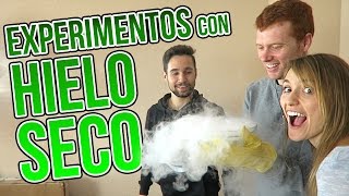 3 INCREÍBLES EXPERIMENTOS DE HIELO SECO CON JPELIRROJO Y ROENLARED [upl. by Drue]