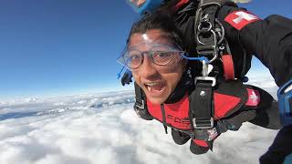 Winter Skydiving in Interlaken Switzerland [upl. by Hairas]