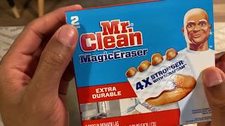 Mr Clean Magic Eraser  How To Use [upl. by Cirdnek]