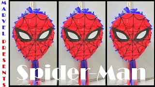 HOW TO MAKE DIY SPIDERMAN PINATA  JARIS CRAFT [upl. by Nevyar]