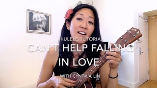 Cant Help Falling in Love  fingerpicking  Ukulele Tutorial [upl. by Markowitz540]