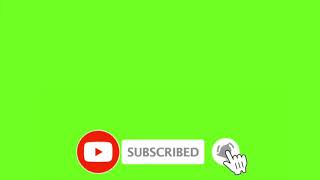 Subscribe Button Green Screen No Copyright [upl. by Enorahs267]