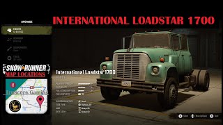 International Loadstar 1700 SNOWRUNNER ALL Upgrade Locations [upl. by Philip]