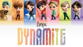 BTS Dynamite TinyTAN Lyrics l Lyricz [upl. by Childs]